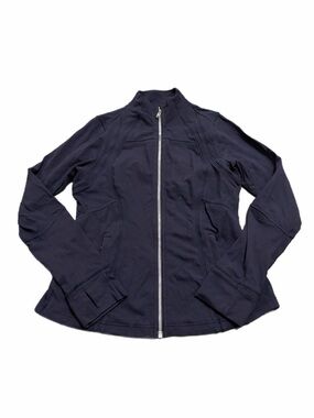 Lululemon Define Jacket Wing Mesh RARE (Midnight Navy) Size 12